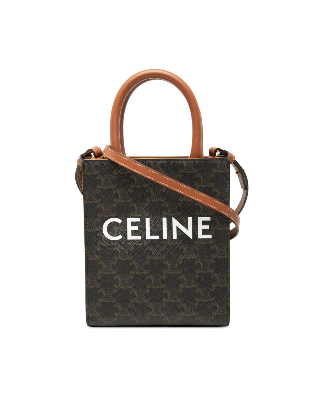 Celine Mini Triomphe Coated Canvas #341692C10B